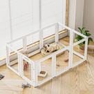 Cercadinho para cães SOLOWINNER, acrílico transparente, 10 painéis