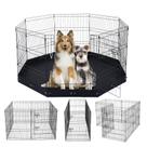 Cercadinho para cães VEVOR 8 painéis 76x61cm de metal para interior/exterior