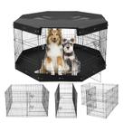 Cercadinho para cães VEVOR 8 painéis 76x61cm de metal para interior/exterior