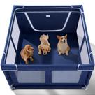 Cercadinho para Pets Pequenos Zikopomi - 42x42x25 Polegadas (Puppy Indoor)