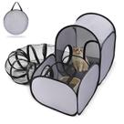Cercadinho TailTastic para Gatos Médios com Túnel Envolvente