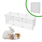 Cercado Aramado Pet Porquinho da Índia Hamster Twister 30x90x30 Malha 2,5x2,5 Branco