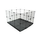 Cercado Aramado Porquinho da Índia 90x90x60 Cm com Bandeja Higiênica de Eva Cercado Aramado Porquinho da Índia 90x90x60 Cm com Bandeja Higiênica de Eva