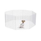 Cercado Cachorro Articulado Móvel Pet 8 Telas 60cm Branco Cercadinho Pet Dobrável