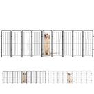 Cercado Caes Pet Cachorro Grade Cerca 9 Módulos 98 cm Altura