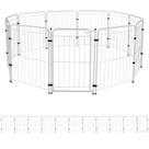 Cercado Grade Segurança Pet Portão 10 Módulos 725x82cm Cães Cercado Grade Segurança Pet Portão 10 Módulos 725x82cm Cães