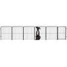 Cercado Grade Segurança Pet Portão 5 Módulos 392x82cm Cães