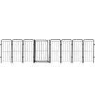 Cercado Grade Segurança Pet Portão 7 Módulos 295x70cm Cães