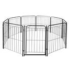 Cercado Grade Segurança Pet Portão 8 Módulos 591x82cm Cães