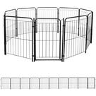 Cercado Grade Segurança Pet Portão 9 Módulos 658x82cm Cães