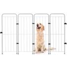 Cercado Grande Dobrável 98cm 4 Modulos Pet Portatil Branco