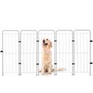 Cercado Grande Dobrável 98cm 5 Modulos Pet Portatil Branco