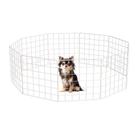 Cercado Móvel Cachorro Gato Pequeno Porte Porquinho da Índia 10 Telas de 30x30cm Branco