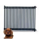 Cercado multiuso em pvc-kit 1 módulo 80 cm preto