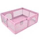 Cercado Para Bebê Brincar Grande Infantil Cercadinho Chiqueirinho 180x150 Rosa