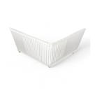 Cercado para Cães em PVC Branco 60 cm Duplo lado Alta resistência Cercado para Cães em PVC Branco 60 cm Duplo lado Alta resistência
