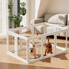 Cercado para cães Gardner Pet 127 x 85 x 61 cm em acrílico transparente