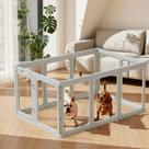 Cercado para cães Gardner Pet 127x85x61 cm em acrílico transparente