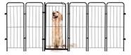 Cercado Para Pet 5 Módulos Portão 98cm Utilyse Chiqueirinho para Criança ou Cachorro Gato Coelho