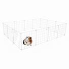Cercado para Porquinho da Índia 90x120x30cm Aramado Branco Viveiro Pet Simples Básico Cercado para Porquinho da Índia 90x120x30cm Aramado Branco Viveiro Pet Simples Básico