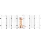 Cercado Pet Dobrável Segurança 272x98cm Portão 6 Módulos