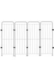 Cercado Pet Dobrável Segurança Cão 146x98cm 4 Módulos