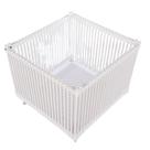 Cercado Pet em PVC - Kit 4 módulos com 60 cm de altura x 78 cm de comprimento BRANCO Cercado Pet em PVC - Kit 4 módulos com 60 cm de altura x 78 cm de comprimento BRANCO