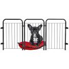 Cercado Pet Portátil Dobrável 3 Módulos 51cm Industrial