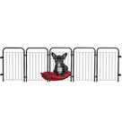 Cercado Pet Portátil Dobrável 5 Módulos 51cm Sem Portão Estilo Industrial