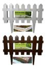 Cercas Decorativa Kit 25 jardim De Plástico Branca 10 mts