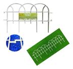 Cercas Para Jardim Gramado Kit 21 Romana Branca Faz 9 Mts