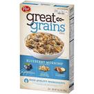 Cereal Post Great Grains Blueberry Morning 383 g, pacote com 6