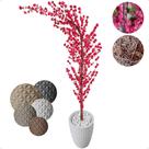 Cerejeira Artificial Curva Sakura Pink Grande Vaso Decoração