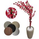 Cerejeira Pink Galho Curvo Planta Artificial Vaso Decoração
