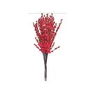 Cerejeiras Vermelho Kit 10 galhos flores e folhagem real