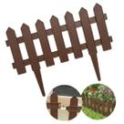 Cerquinhas de Jardim Kit 9 Faz 3,6Decorativa Plástico - Cerquinhas de Jardim Kit 9 Faz 3,6Decorativa Plástico -
