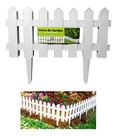 Cerquinhas Jardim Kit 12 De Plástico Branca 4,80 Mts Branca