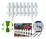 Cerquinhas Para Jardim De Plástico Branca Kit 10 Faz 5,50 mts