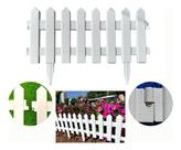 Cerquinhas Para Jardim De Plástico Branca Kit 2 Faz 1,10 Mts
