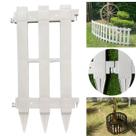 Cerquinhas plástico Jardim Decorativa Grande Branca Kit 5 Cerquinhas plástico Jardim Decorativa Grande Branca Kit 5