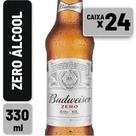Cerveja Budweiser Zero Long Neck 330ml Caixa C 24 Un