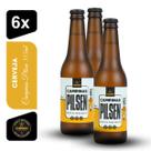 Cerveja Campinas Pilsen Puro Malte 355ml Kit 6 unidades