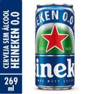 Cerveja Heineken 0,0 Lata 269ml C 8 Descartável Pacote