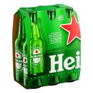 Cerveja Heineken Lager Long Neck 330Ml - 6 Unidades