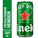 Cerveja Heineken Pilsen Lata 269ml C 8 Descartável Pacote