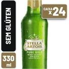 Cerveja Stella Artois Pure Gold Long Neck 330ml Caixa C 24 Un