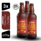 Cerveja Vienna Cervejaria Louvada 500ml Kit 3 unidades Sem Glúten Cerveja Vienna Cervejaria Louvada 500ml Kit 3 unidades Sem Glúten