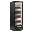 Cervejeira/Expositor Vertical 1 Porta 578L GCB-57V PR Preta Gelopar - Porta de Vidro + LED + Frost Free + Controlador Digital