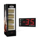 Cervejeira Expositor Vertical Metalfrio Porta Vidro 324 Litros VN28RP 127V Cerveja Gelada Optima