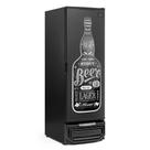 Cervejeira Grb-57 Preto 572 Litros Porta Cega Adesivada 220V - Gelopar